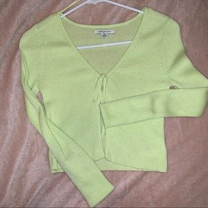 Front Tie Sweater/Shirt